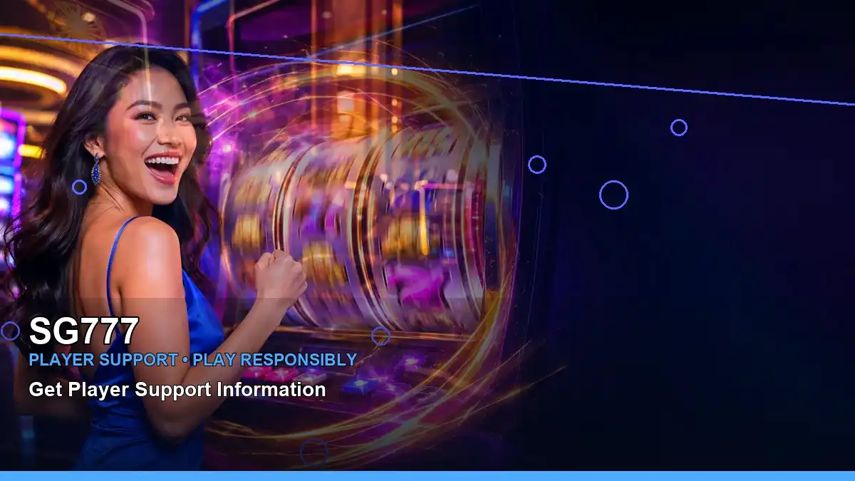 SG777 online slots scene with an adult Philippine player using a mobile device