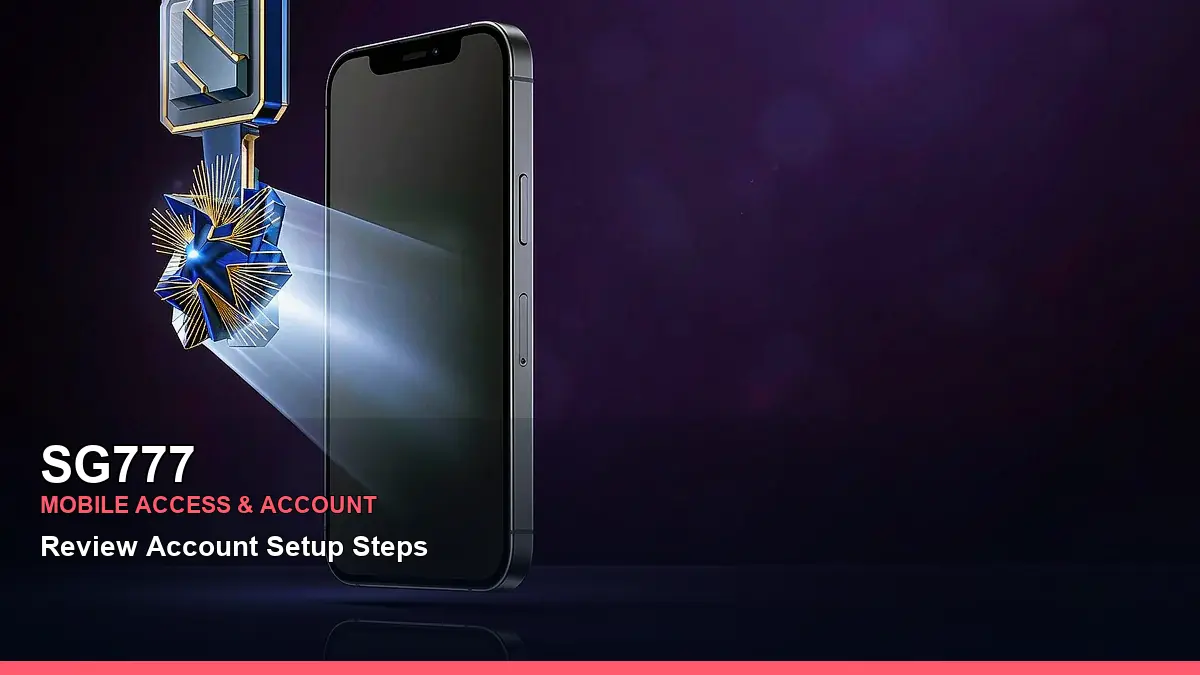 Mobile-friendly SG777 app access guide with a casino games marketplace layout